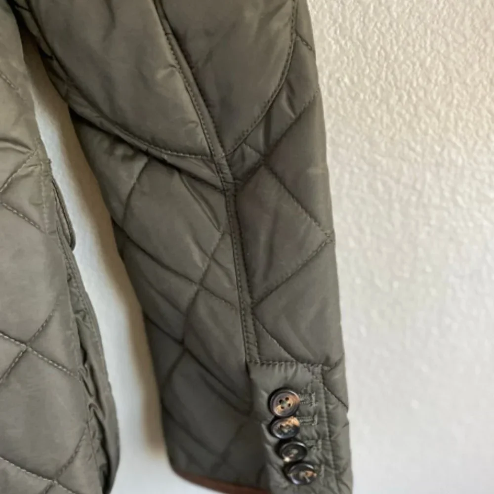 Polo Ralph Lauren Vintage Men's Medium Northfield Quilted Olive Jacket - Picture 8 of 16